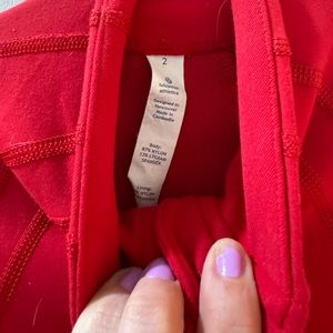 Red Lululemon jacket